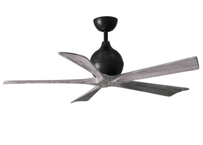 Matthews Fan Company - IR5-BK-BW-52 - 52"Ceiling Fan - Irene-5 - Matte Black
