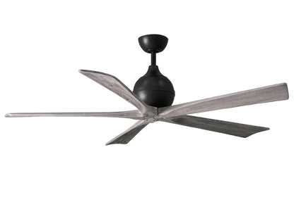 Matthews Fan Company - IR5-BK-BW-60 - 60"Ceiling Fan - Irene-5 - Matte Black