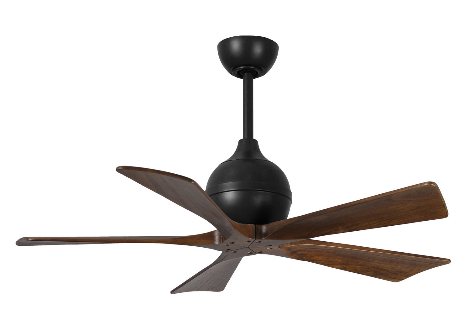 Matthews Fan Company - IR5-BK-WA-42 - 42"Ceiling Fan - Irene-5 - Matte Black