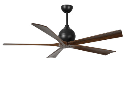Matthews Fan Company - IR5-BK-WA-60 - 60"Ceiling Fan - Irene-5 - Matte Black