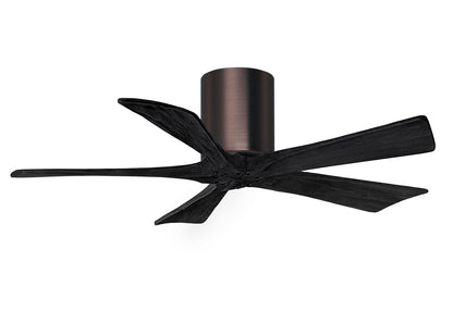 Matthews Fan Company - IR5H-BB-BK-42 - 42"Ceiling Fan - Irene-5H - Brushed Bronze