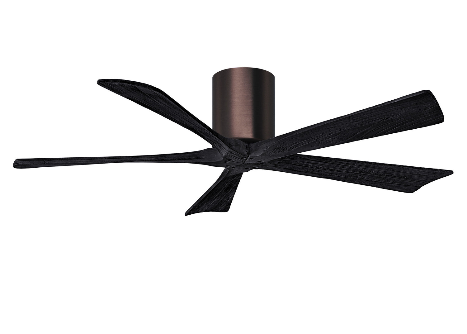 Matthews Fan Company - IR5H-BB-BK-52 - 52"Ceiling Fan - Irene-5H - Brushed Bronze