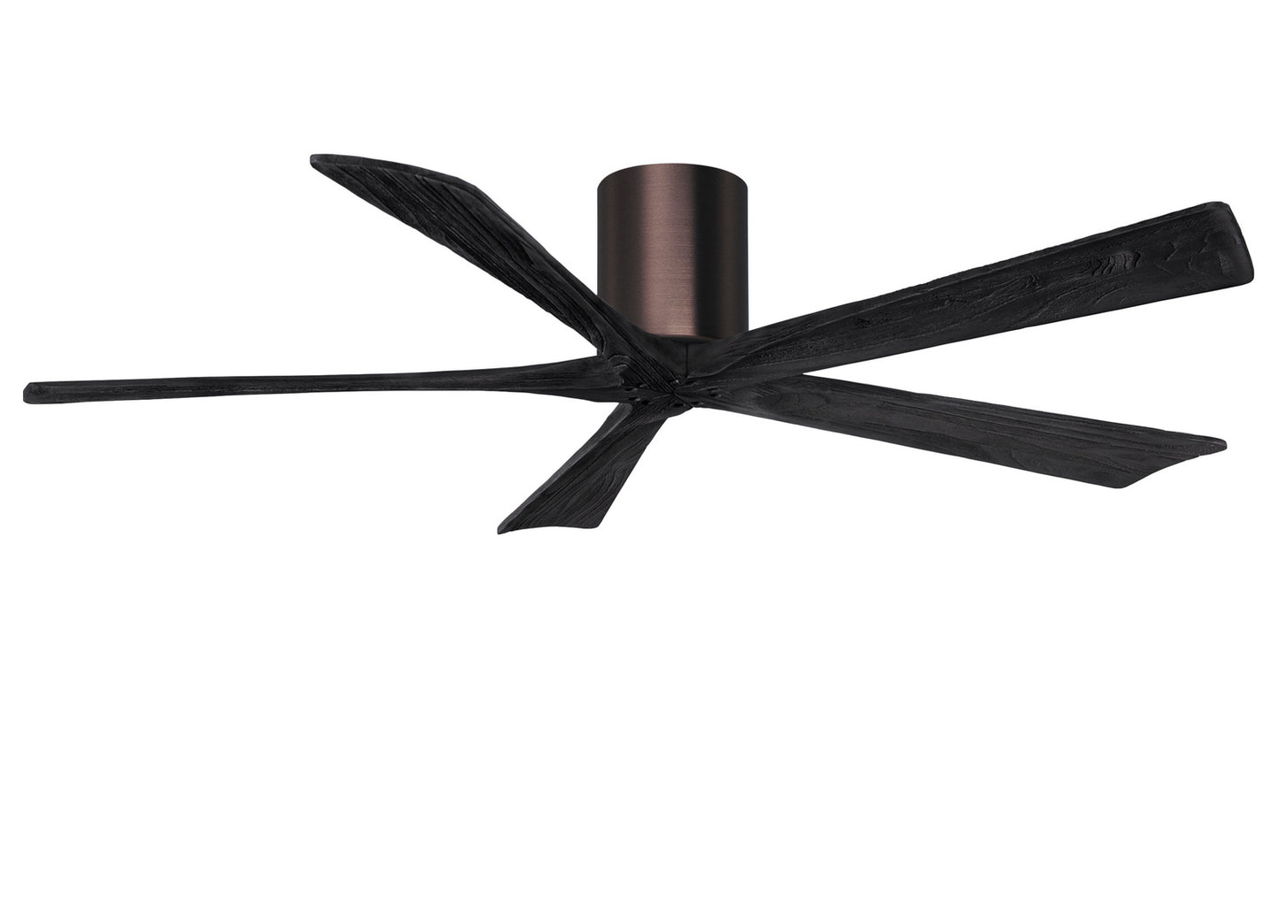 Matthews Fan Company - IR5H-BB-BK-60 - 60"Ceiling Fan - Irene-5H - Brushed Bronze