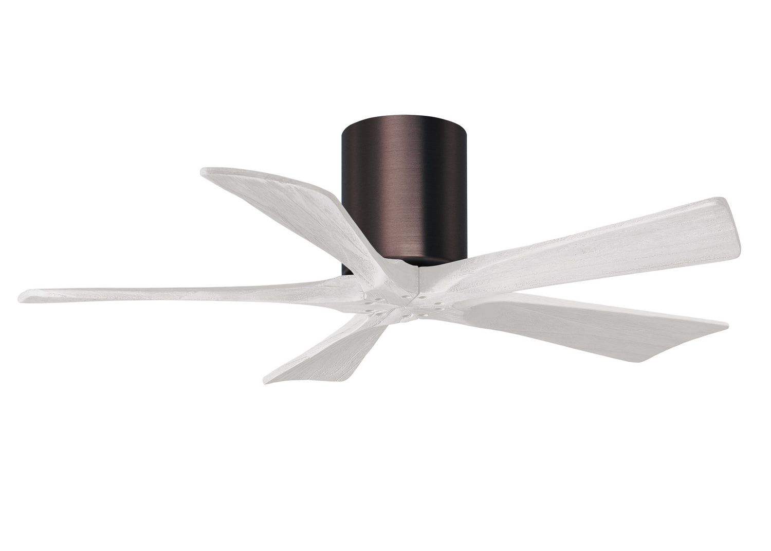 Matthews Fan Company - IR5H-BB-MWH-42 - 42"Ceiling Fan - Irene-5H - Brushed Bronze