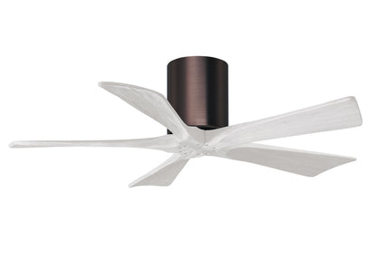 Matthews Fan Company - IR5H-BB-MWH-42 - 42"Ceiling Fan - Irene-5H - Brushed Bronze