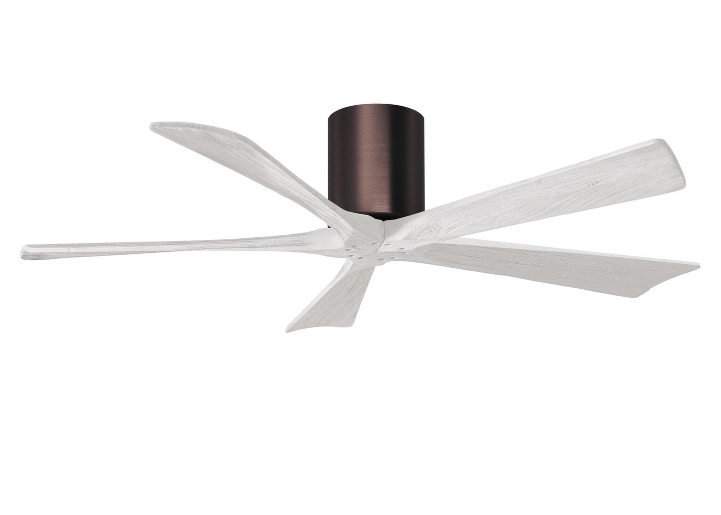Matthews Fan Company - IR5H-BB-MWH-52 - 52"Ceiling Fan - Irene-5H - Brushed Bronze
