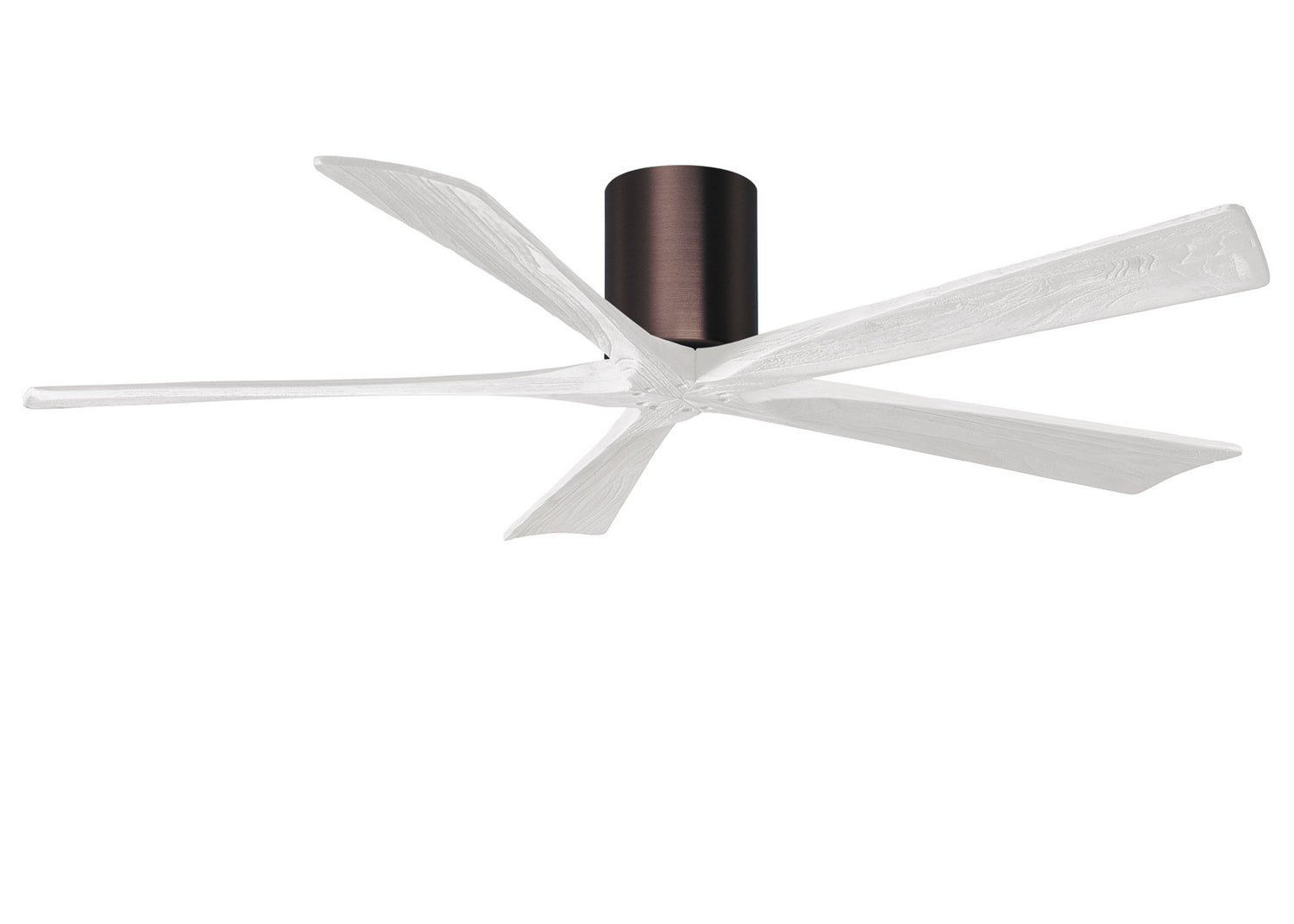 Matthews Fan Company - IR5H-BB-MWH-60 - 60"Ceiling Fan - Irene-5H - Brushed Bronze