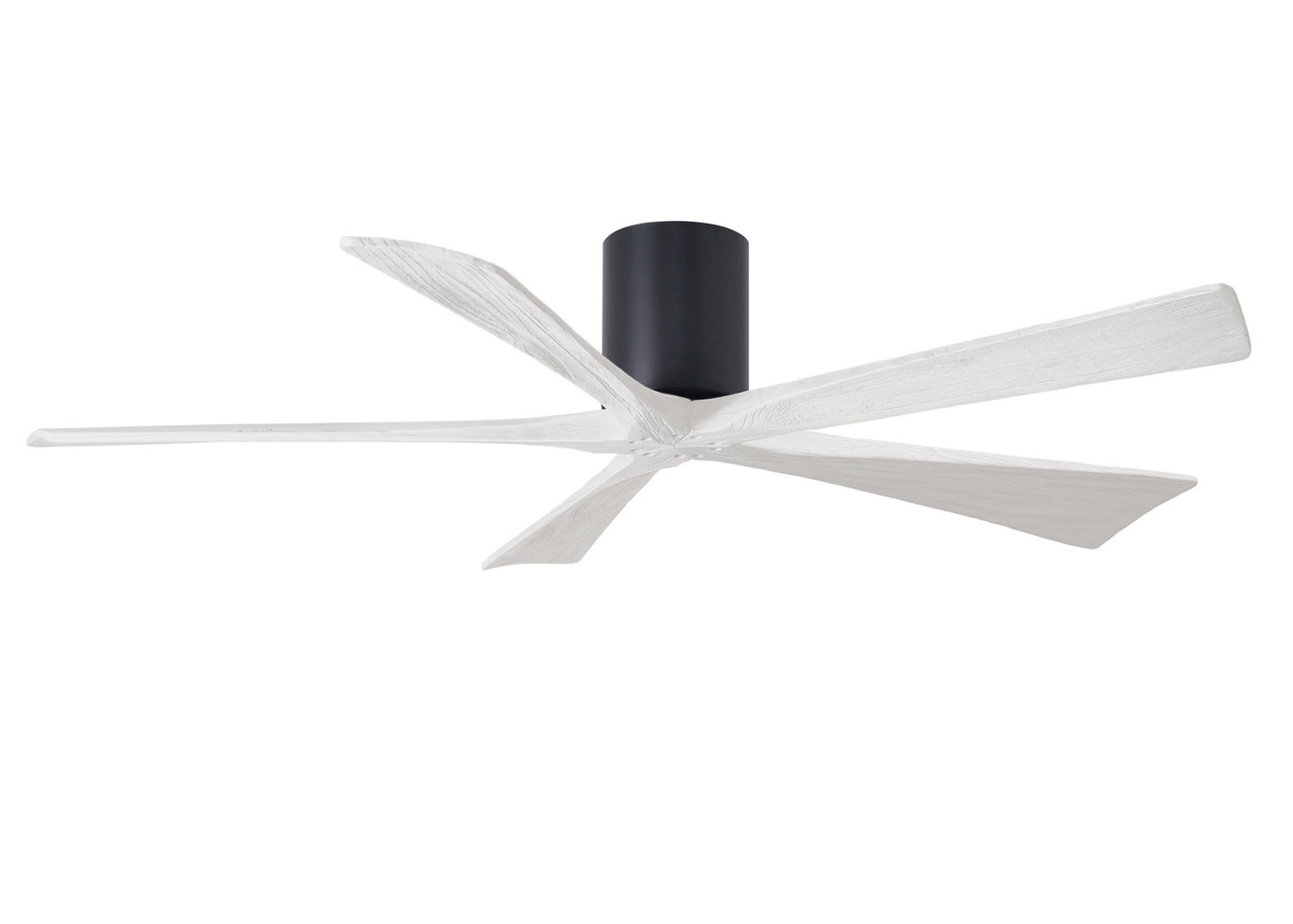 Matthews Fan Company - IR5H-BK-MWH-60 - 60"Ceiling Fan - Irene-5H - Matte Black