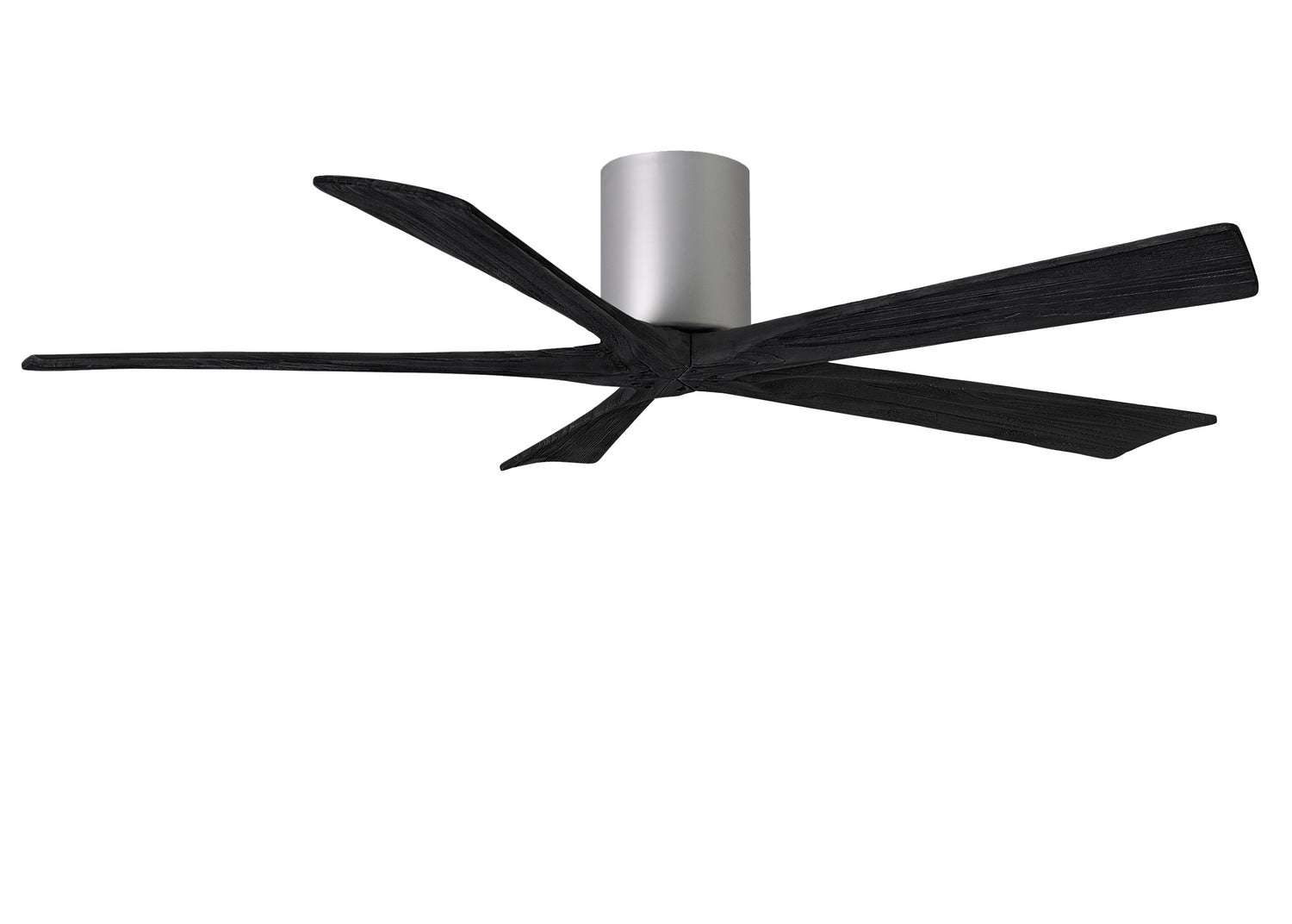 Matthews Fan Company - IR5H-BN-BK-60 - 60"Ceiling Fan - Irene-5H - Brushed Nickel