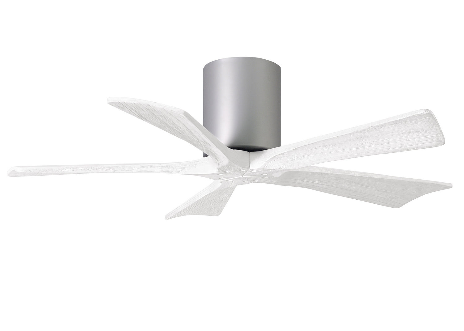 Matthews Fan Company - IR5H-BN-MWH-42 - 42"Ceiling Fan - Irene-5H - Brushed Nickel