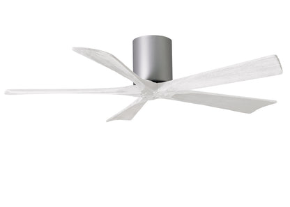 Matthews Fan Company - IR5H-BN-MWH-52 - 52"Ceiling Fan - Irene-5H - Brushed Nickel