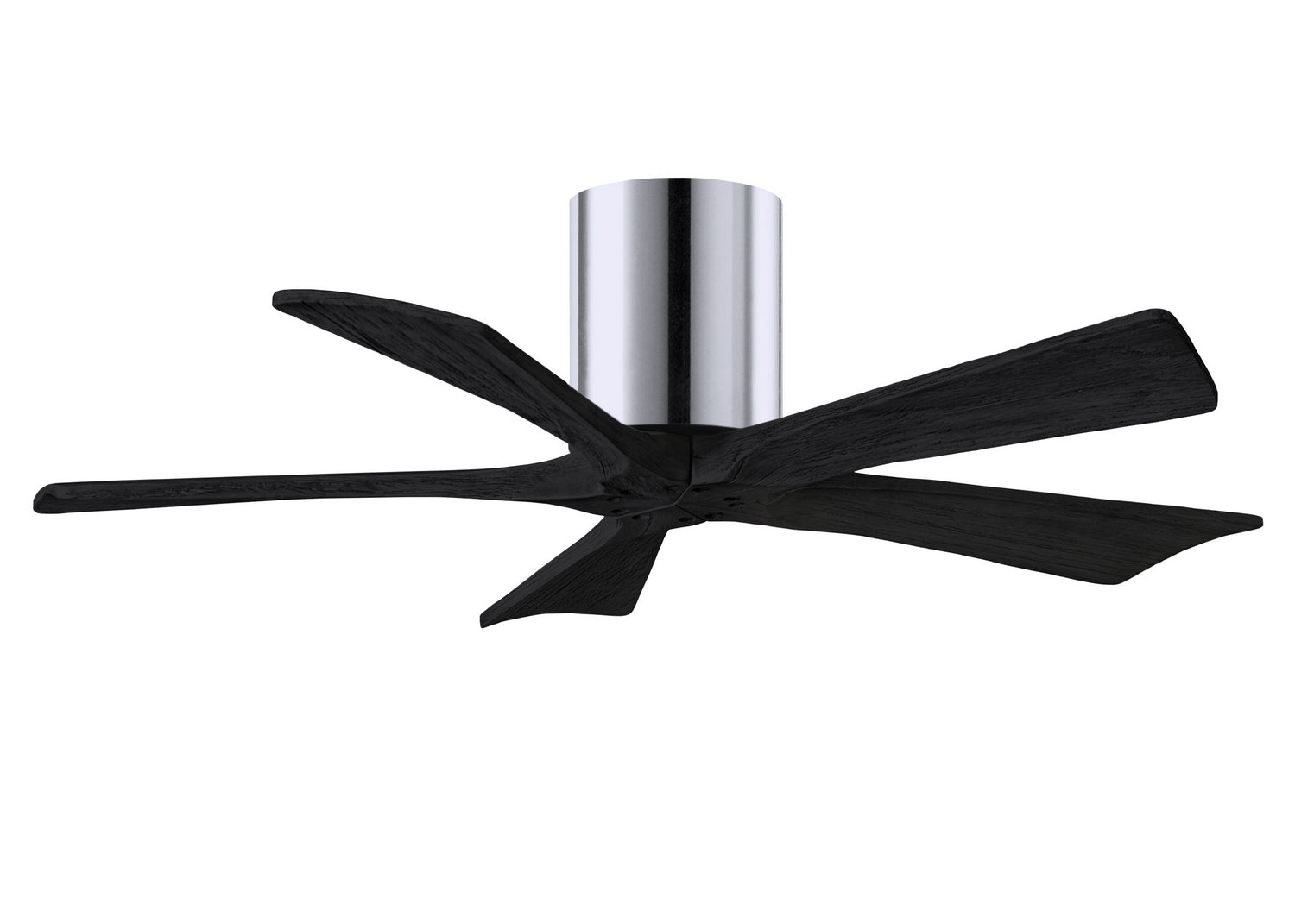 Matthews Fan Company - IR5H-CR-BK-42 - 42"Ceiling Fan - Irene-5H - Polished Chrome
