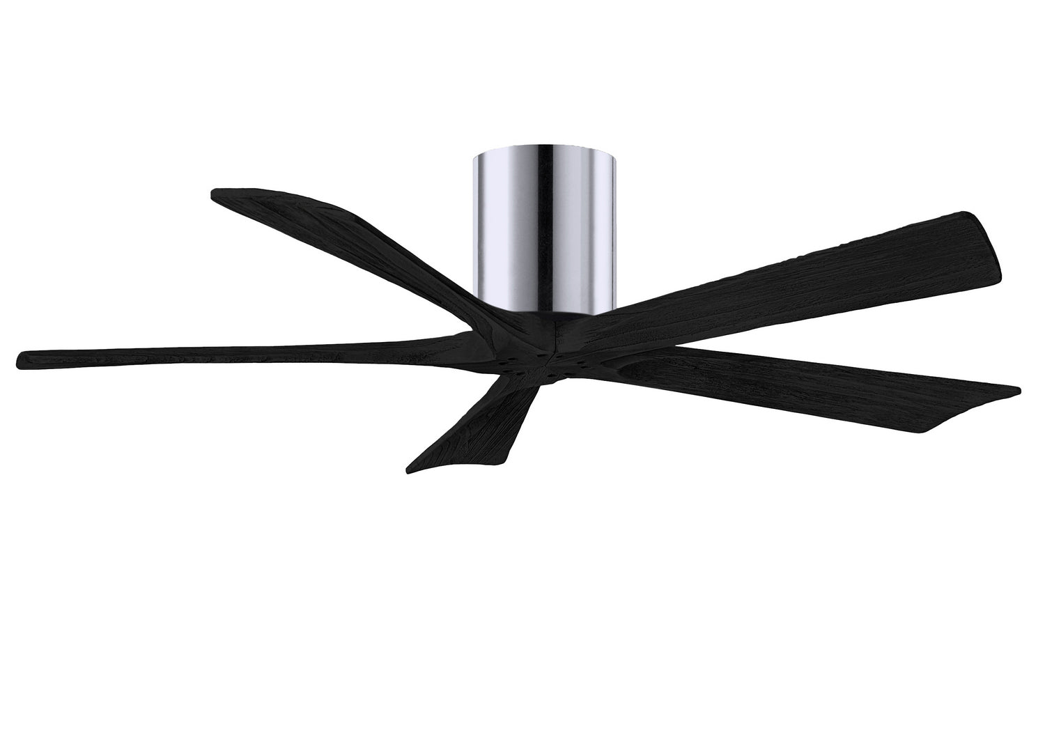 Matthews Fan Company - IR5H-CR-BK-52 - 52"Ceiling Fan - Irene-5H - Polished Chrome