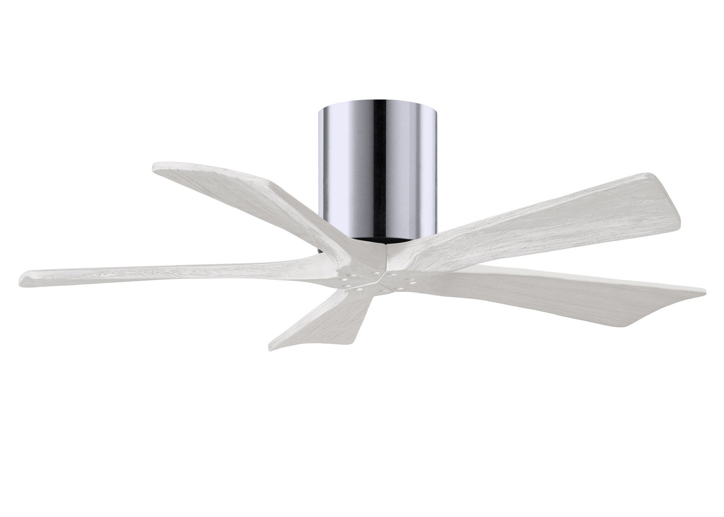 Matthews Fan Company - IR5H-CR-MWH-42 - 42"Ceiling Fan - Irene-5H - Polished Chrome