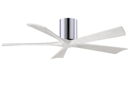 Matthews Fan Company - IR5H-CR-MWH-52 - 52"Ceiling Fan - Irene-5H - Polished Chrome