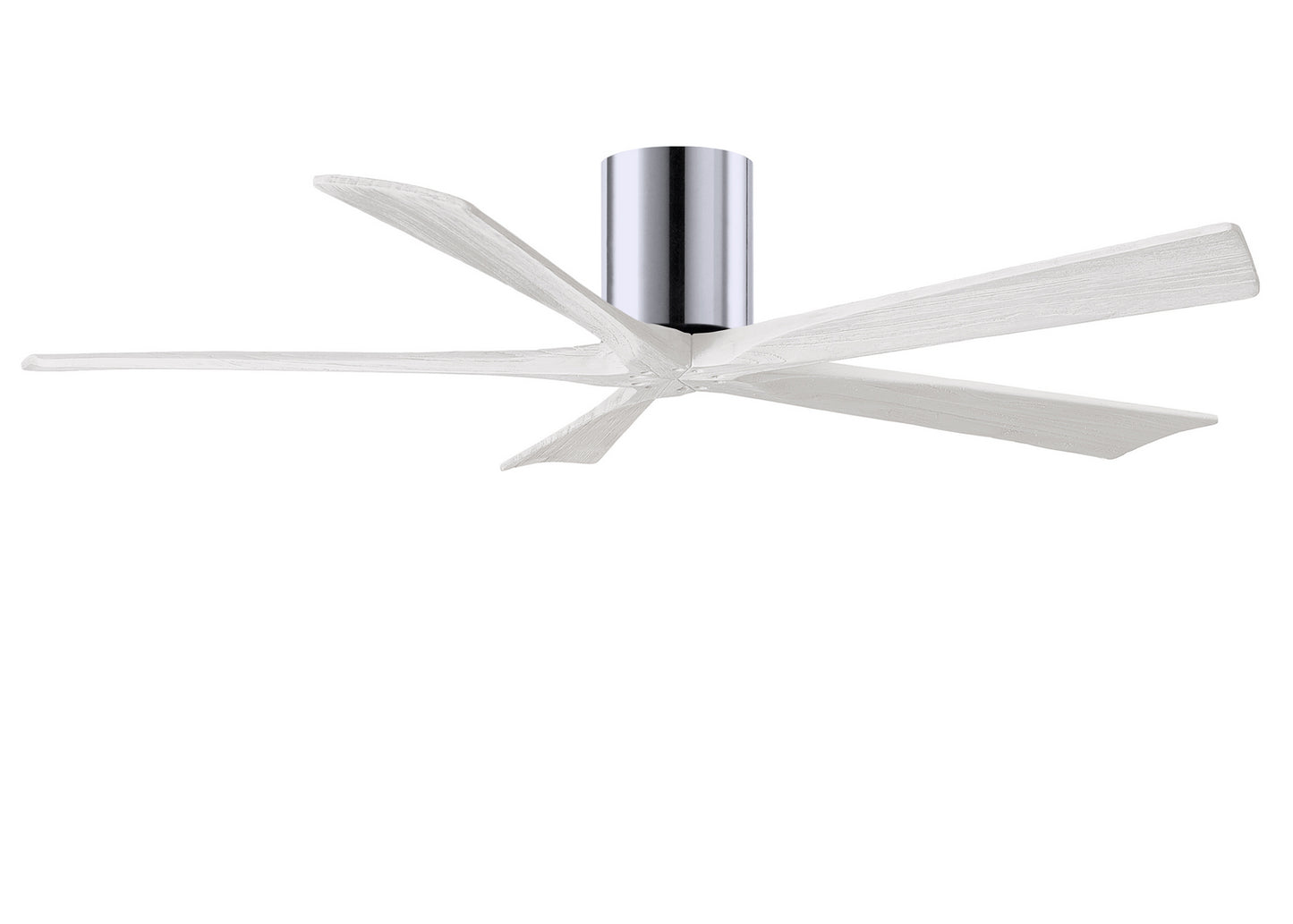 Matthews Fan Company - IR5H-CR-MWH-60 - 60"Ceiling Fan - Irene-5H - Polished Chrome