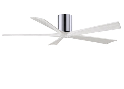 Matthews Fan Company - IR5H-CR-MWH-60 - 60"Ceiling Fan - Irene-5H - Polished Chrome
