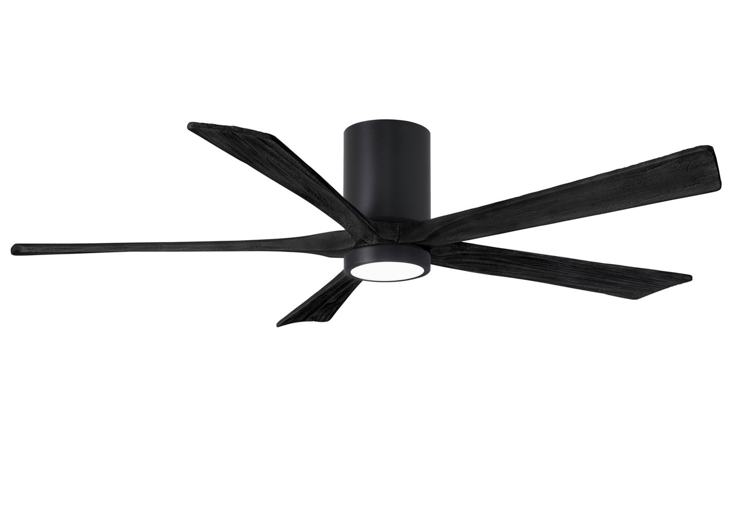 Matthews Fan Company - IR5HLK-BK-BK-60 - 60"Ceiling Fan - Irene-5HLK - Matte Black