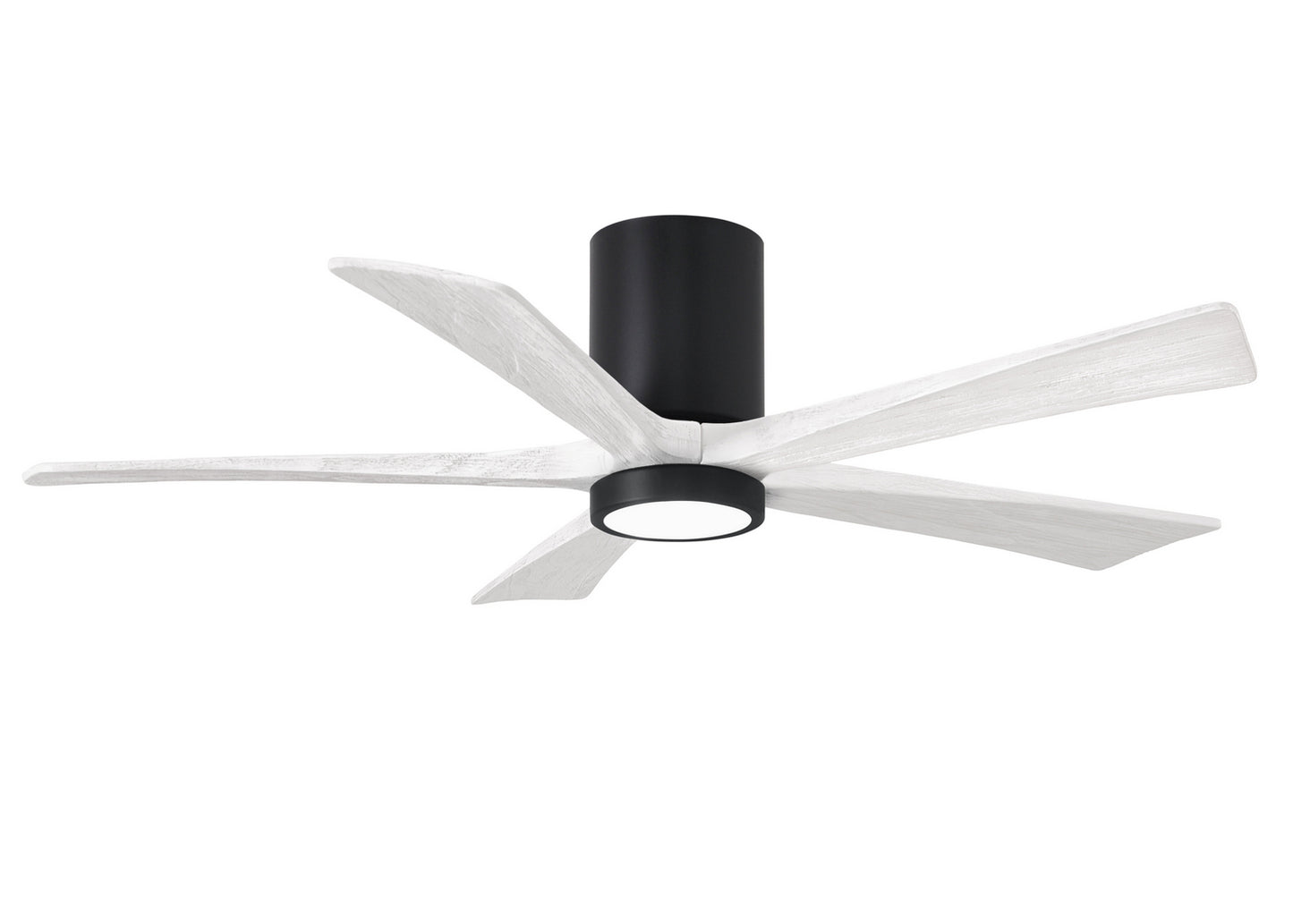 Matthews Fan Company - IR5HLK-BK-MWH-52 - 52"Ceiling Fan - Irene-5HLK - Matte Black