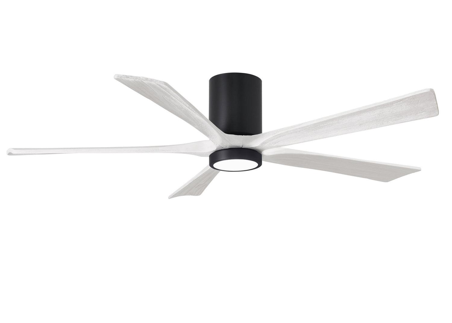 Matthews Fan Company - IR5HLK-BK-MWH-60 - 60"Ceiling Fan - Irene-5HLK - Matte Black