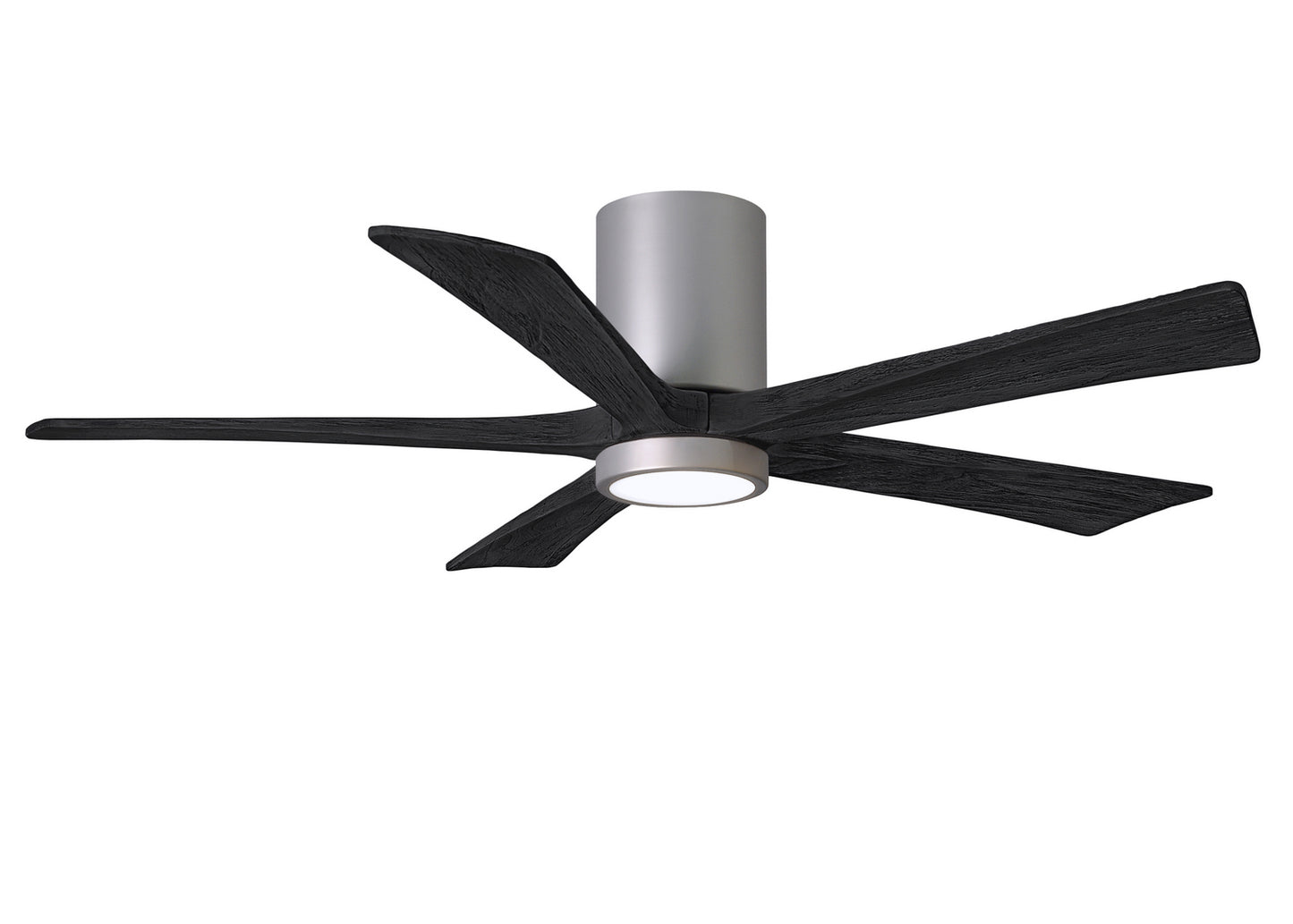 Matthews Fan Company - IR5HLK-BN-BK-52 - 52"Ceiling Fan - Irene-5HLK - Brushed Nickel
