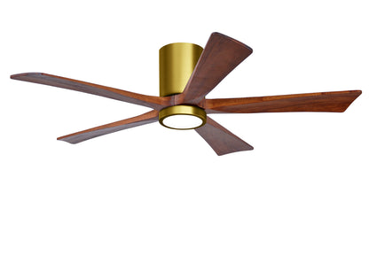 Matthews Fan Company - IR5HLK-BRBR-WA-52 - 52"Ceiling Fan - Irene-5HLK - Brushed Brass