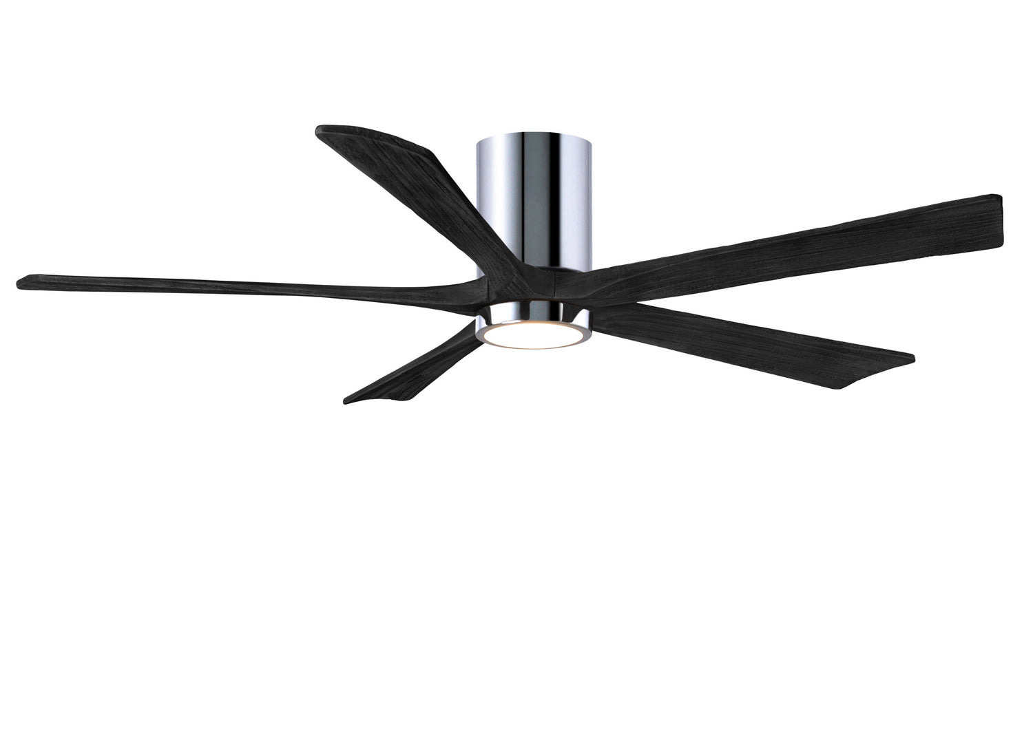 Matthews Fan Company - IR5HLK-CR-BK-60 - 60"Ceiling Fan - Irene-5HLK - Polished Chrome