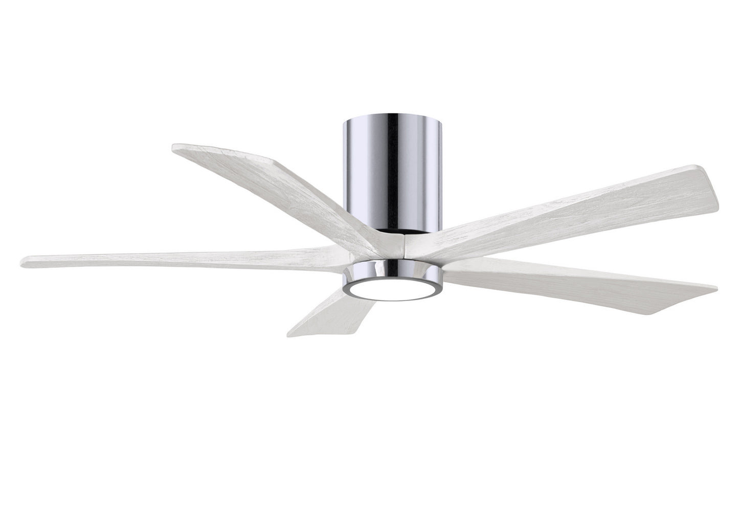Matthews Fan Company - IR5HLK-CR-MWH-52 - 52"Ceiling Fan - Irene-5HLK - Polished Chrome