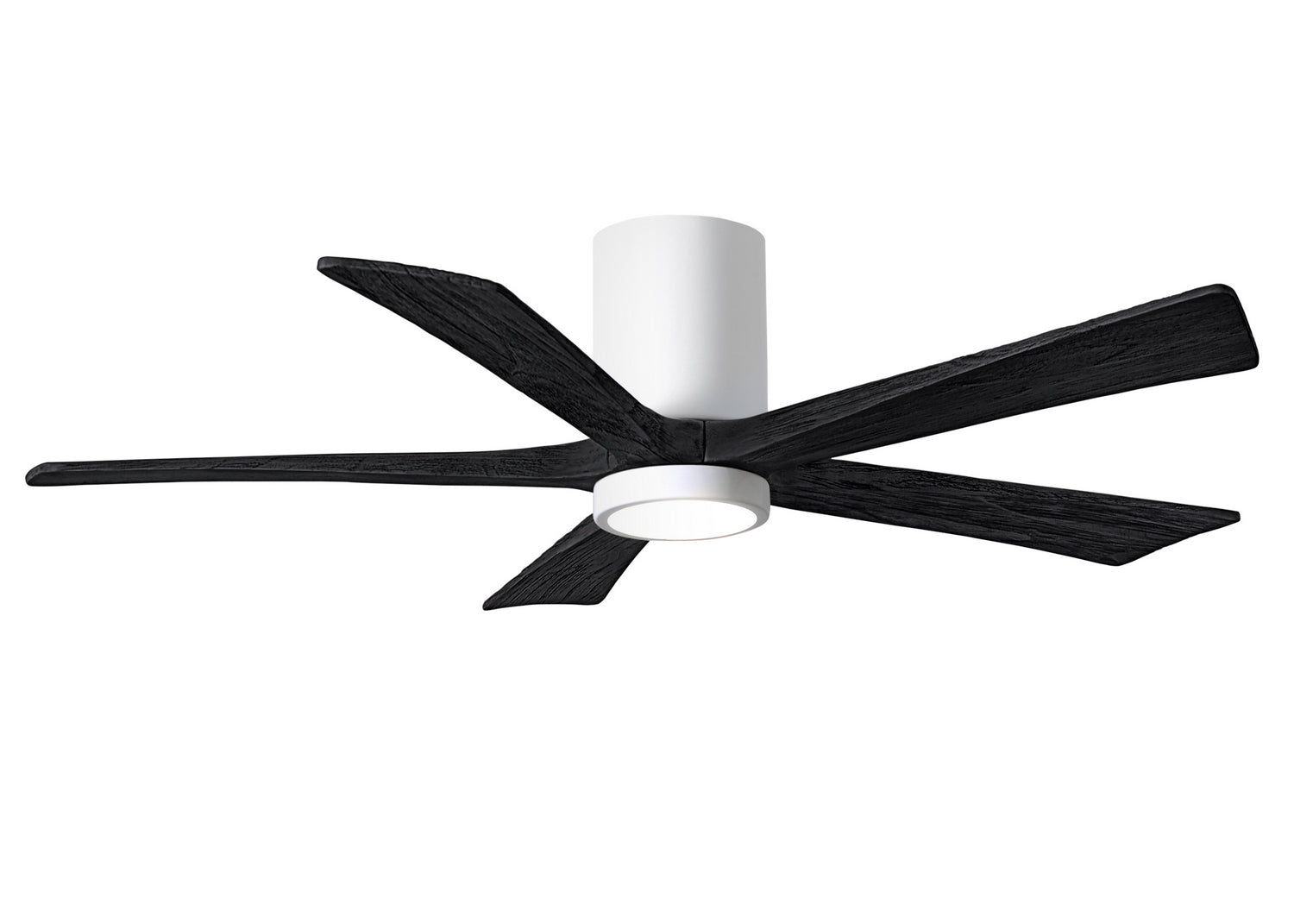 Matthews Fan Company - IR5HLK-WH-BK-52 - 52"Ceiling Fan - Irene-5HLK - Gloss White