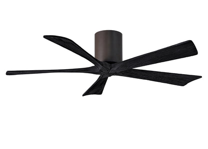 Matthews Fan Company - IR5H-TB-BK-52 - 52"Ceiling Fan - Irene-5H - Textured Bronze