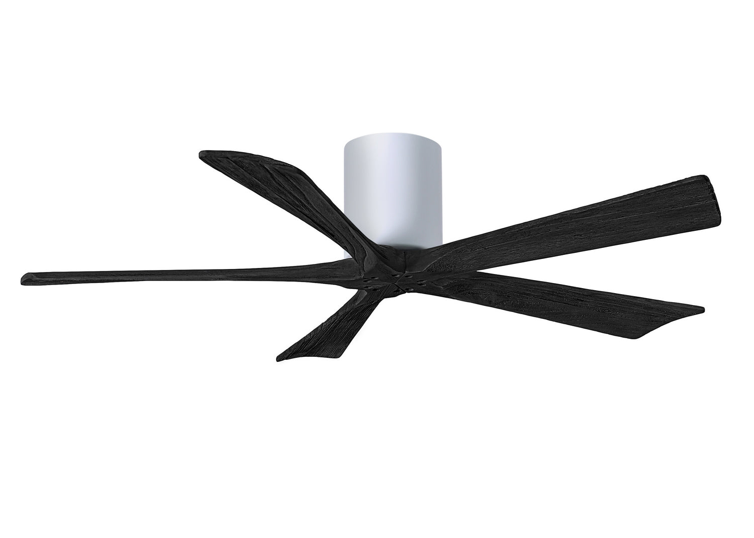 Matthews Fan Company - IR5H-WH-BK-52 - 52"Ceiling Fan - Irene-5H - Gloss White