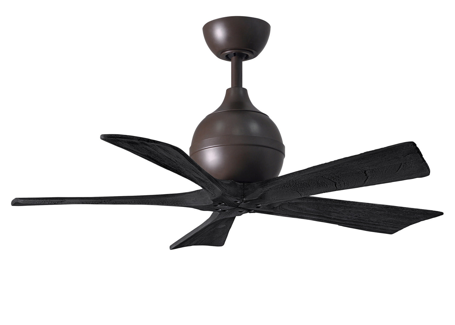 Matthews Fan Company - IR5-TB-BK-42 - 42"Ceiling Fan - Irene-5 - Textured Bronze