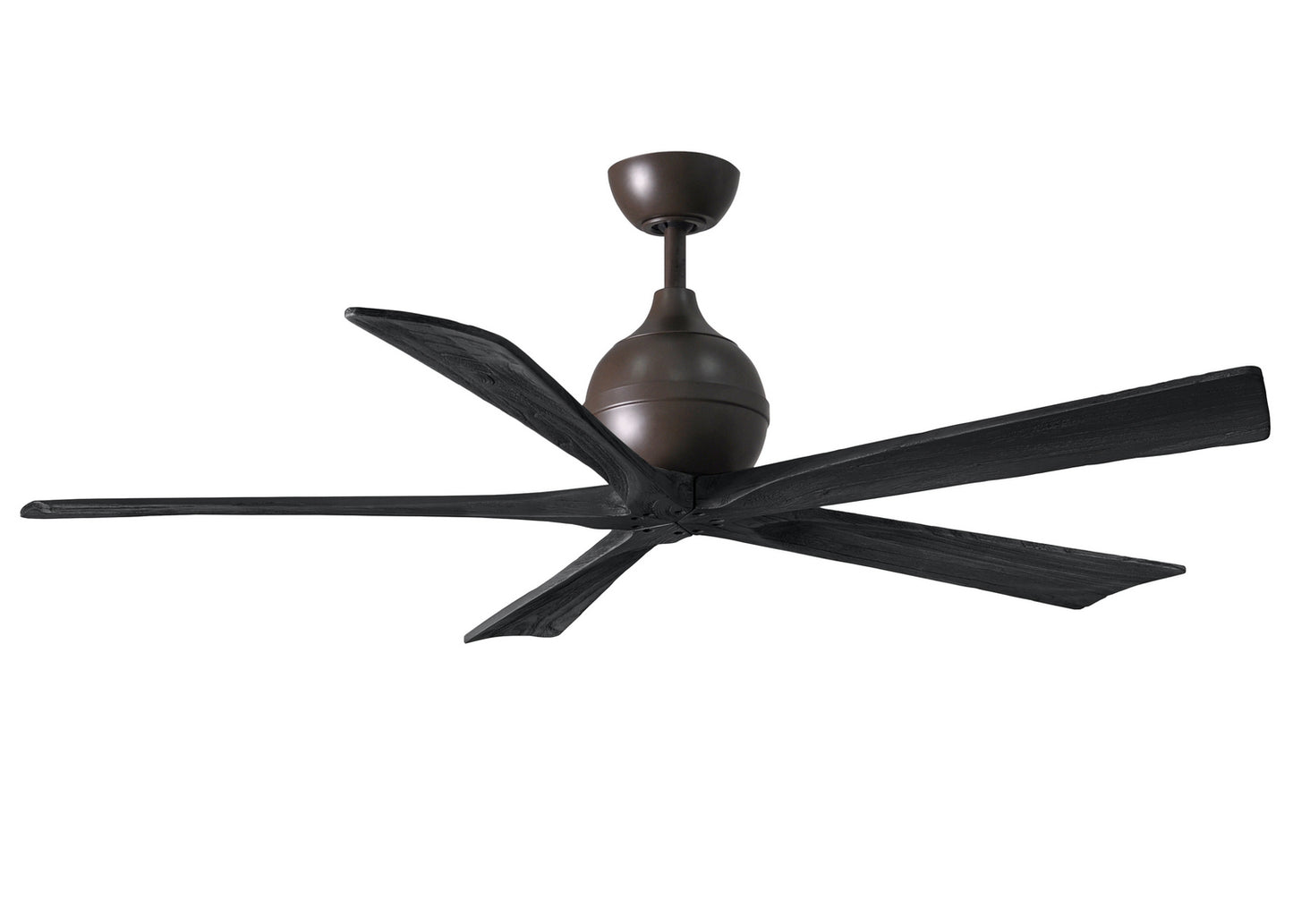 Matthews Fan Company - IR5-TB-BK-60 - 60"Ceiling Fan - Irene-5 - Textured Bronze