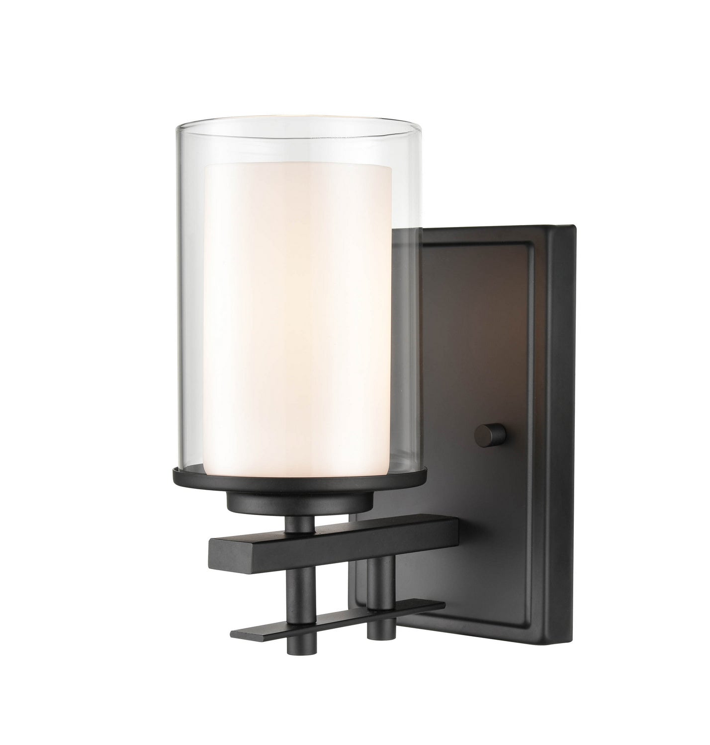 Millennium - 5501-MB - One Light Wall Sconce - Huderson - Matte Black