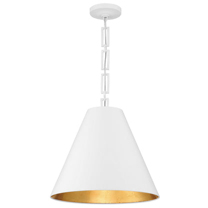 Crystorama - 8687-MT-GA - Three Light Chandelier - Alston - Matte White + Antique Gold