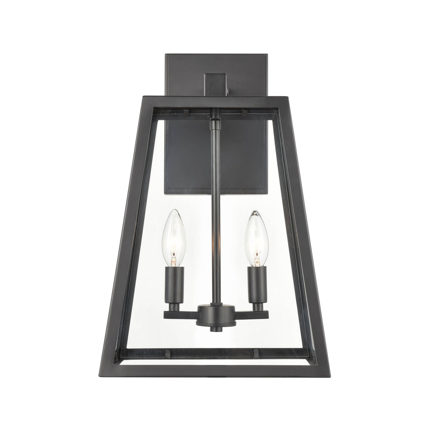 Millennium - 8023-PBK - Two Light Outdoor Lantern - Grant - Powder Coated Black