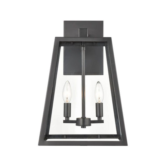 Millennium - 8023-PBK - Two Light Outdoor Lantern - Grant - Powder Coated Black