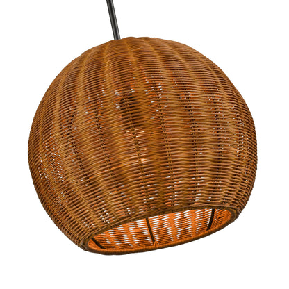 Millennium - 9024-NAT - One Light Pendant - Elise - Natural