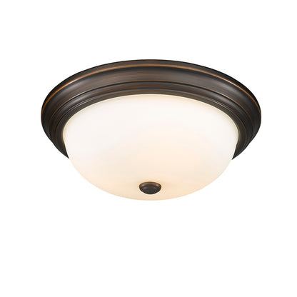 Millennium - 4905-RBZ - Three Light Flushmount - Rubbed Bronze