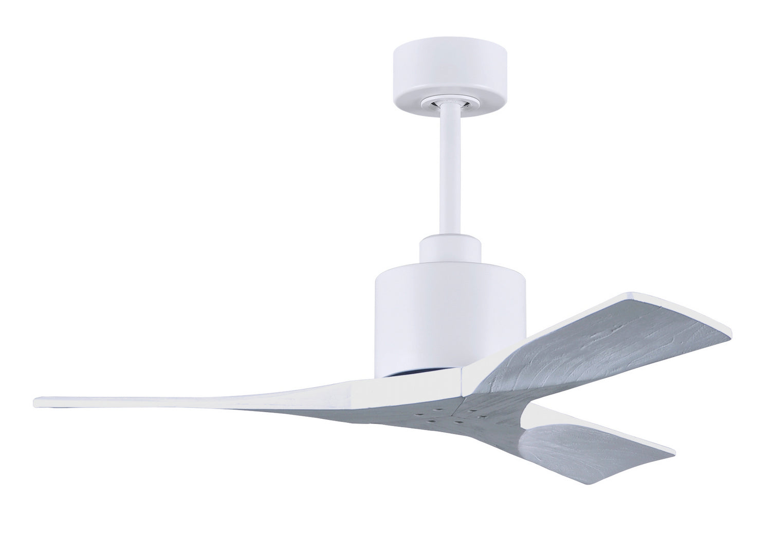 Matthews Fan Company - NK-MWH-MWH-42 - 42"Ceiling Fan - Nan - Matte White