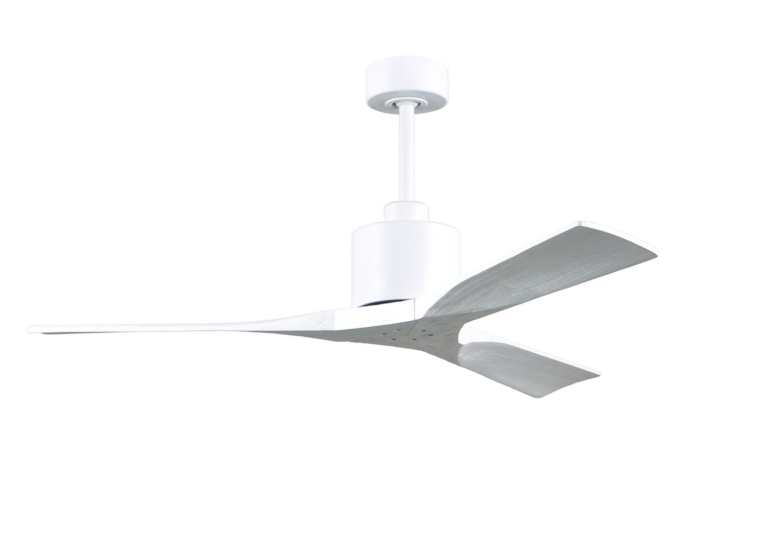 Matthews Fan Company - NK-MWH-MWH-52 - 52"Ceiling Fan - Nan - Matte White
