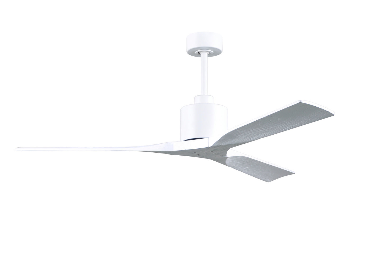 Matthews Fan Company - NK-MWH-MWH-60 - 60"Ceiling Fan - Nan - Matte White