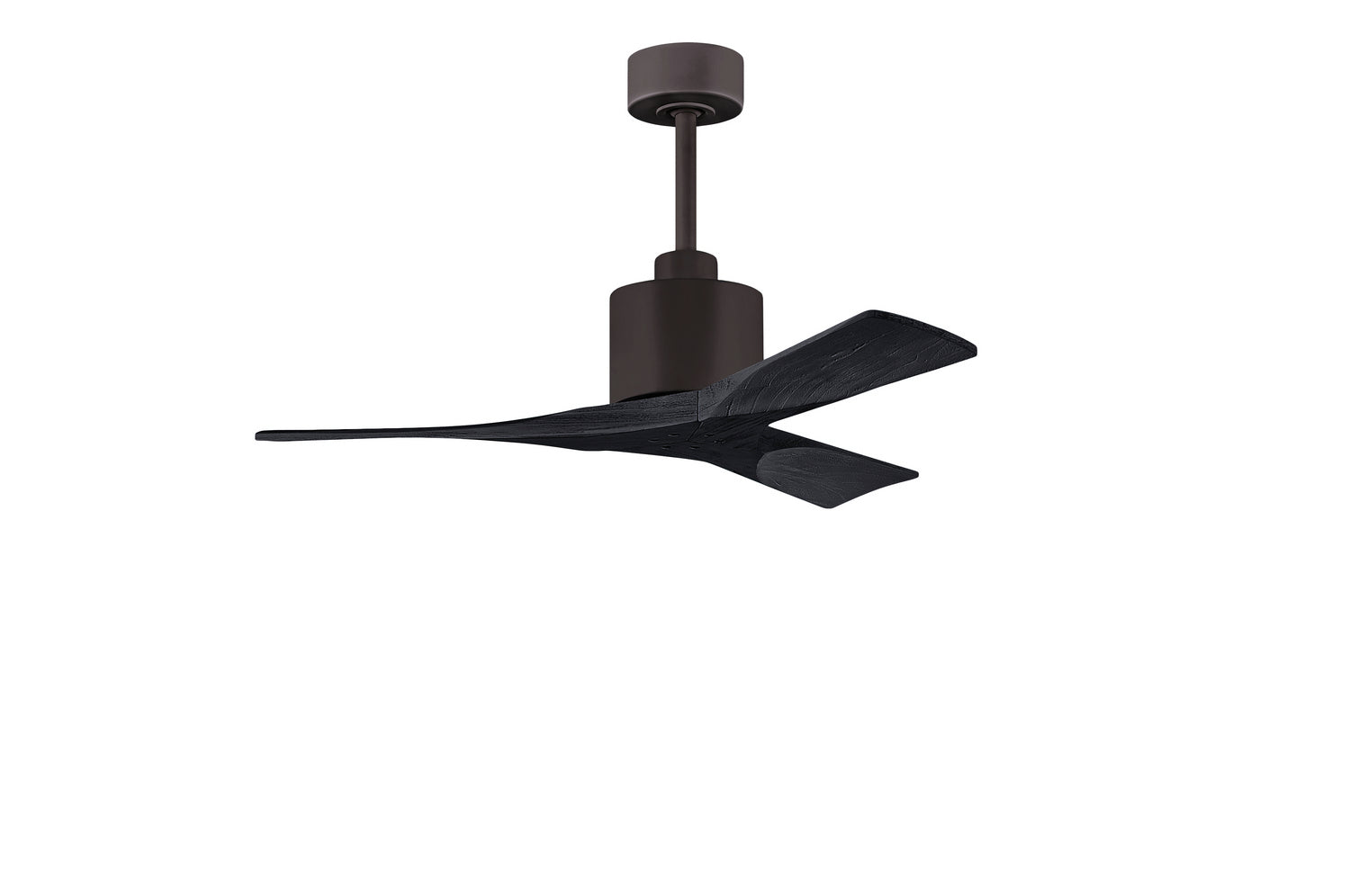 Matthews Fan Company - NK-TB-BK-42 - 42"Ceiling Fan - Nan - Textured Bronze