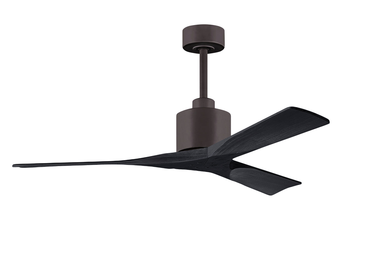 Matthews Fan Company - NK-TB-BK-52 - 52"Ceiling Fan - Nan - Textured Bronze