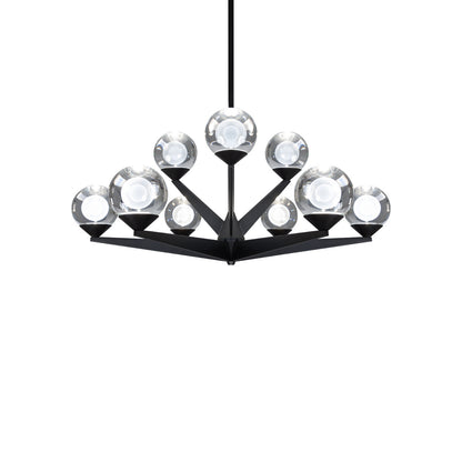 Modern Forms - PD-82027-BK - LED Chandelier - Double Bubble - Black