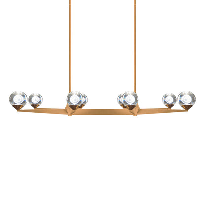 Modern Forms - PD-82044-AB - LED Chandelier - Double Bubble - Aged Brass