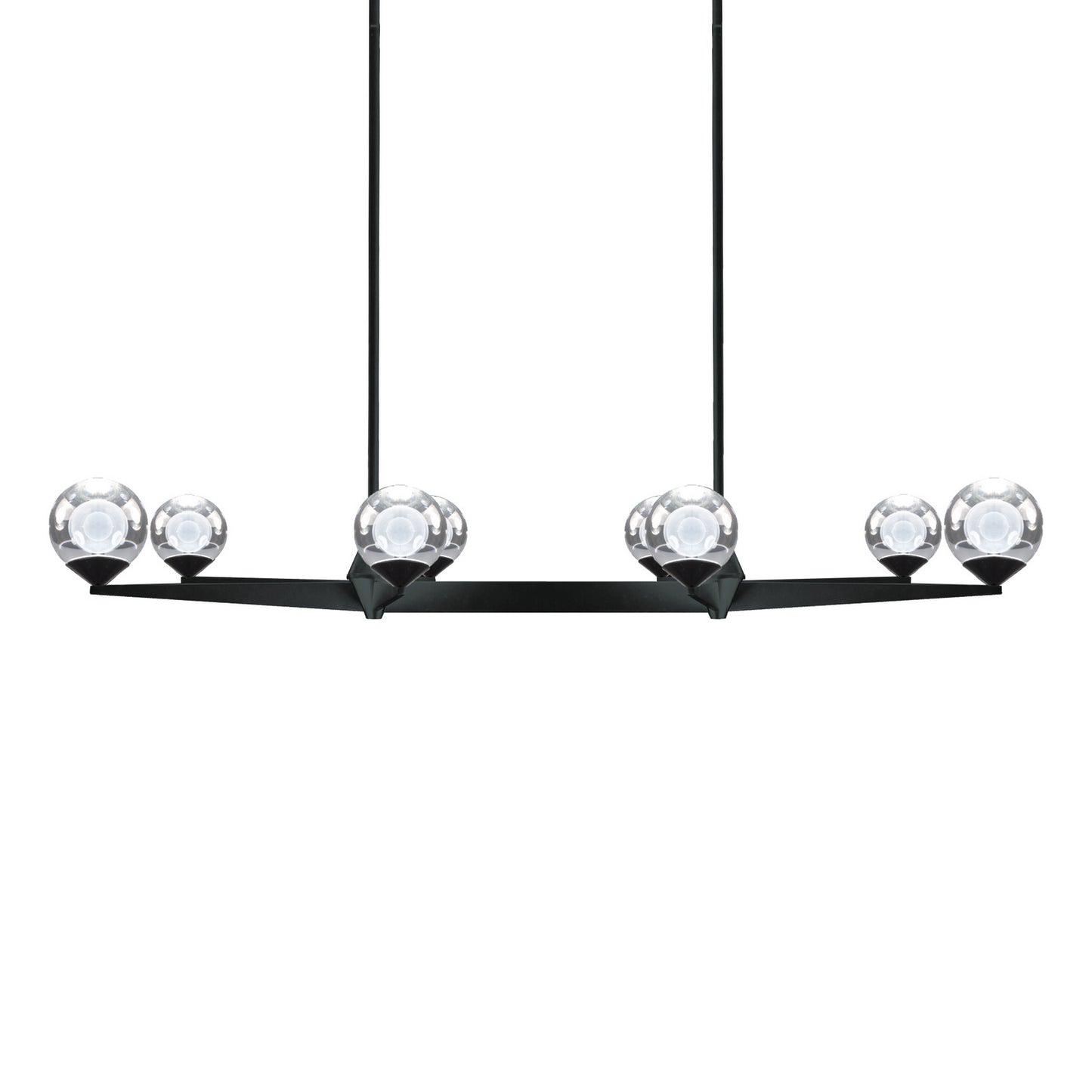 Modern Forms - PD-82044-BK - LED Chandelier - Double Bubble - Black
