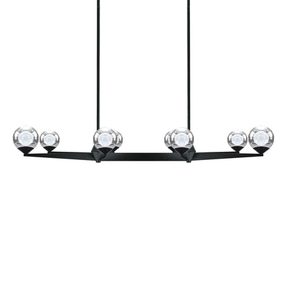 Modern Forms - PD-82044-BK - LED Chandelier - Double Bubble - Black