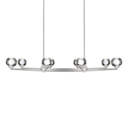 Modern Forms - PD-82044-SN - LED Chandelier - Double Bubble - Satin Nickel