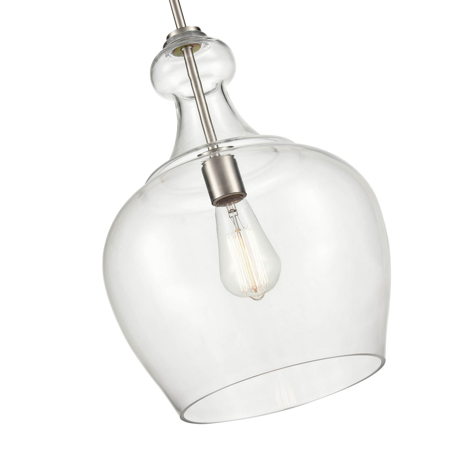 Millennium - 4211-BN - One Light Pendant - Corra - Brushed Nickel
